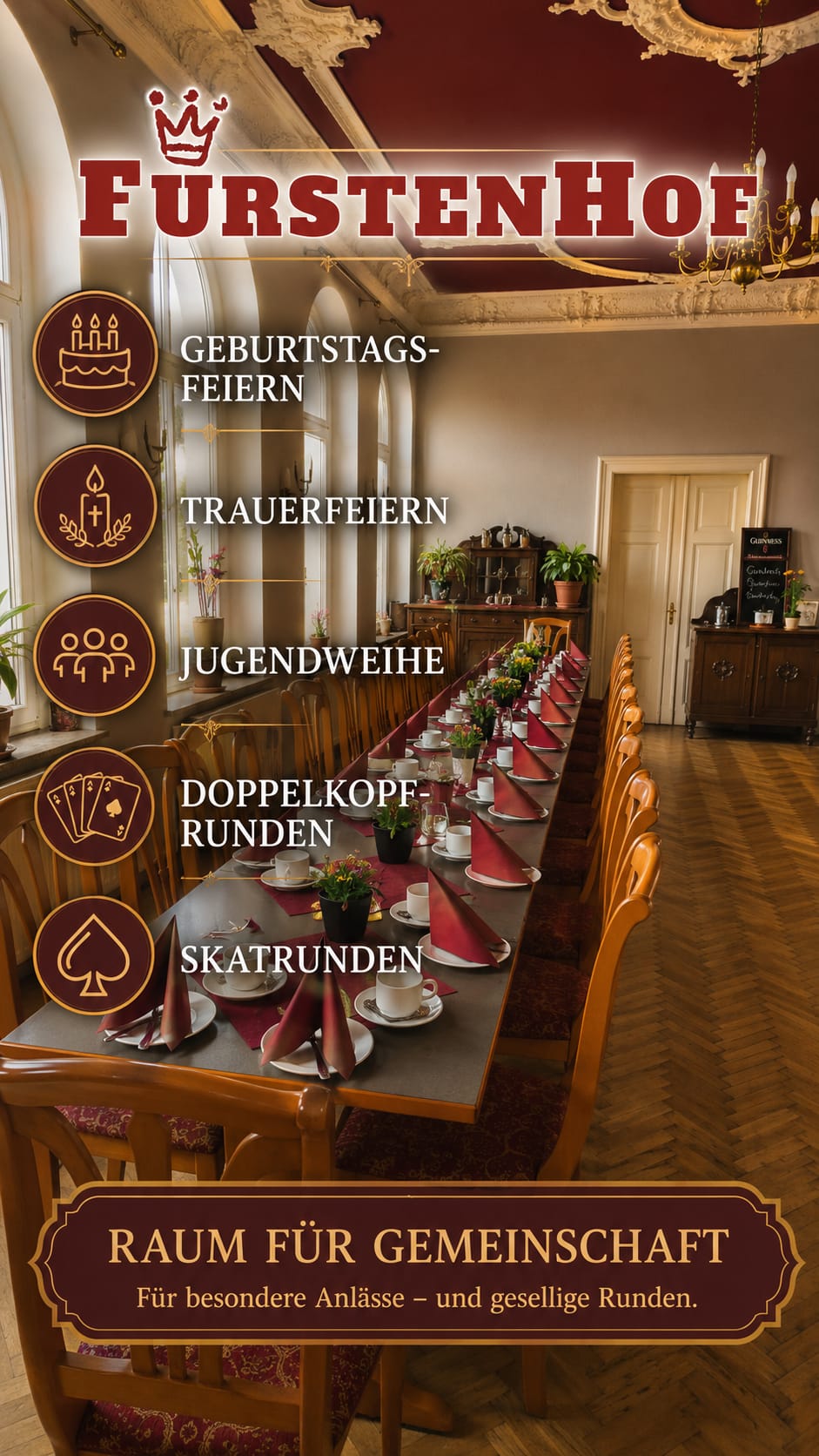 Feier im Fürstenhof Kaditz